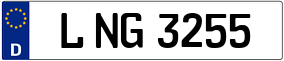 Truck License Plate